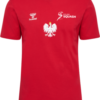 Koszulka bawełniana męska Reprezentacji Polski Squash