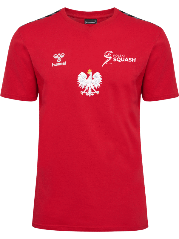 Koszulka bawełniana męska Reprezentacji Polski Squash